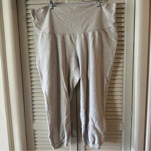 Old Navy | Maternity Gray Joggers with Fold Over or Under Belly Waist | Size XL